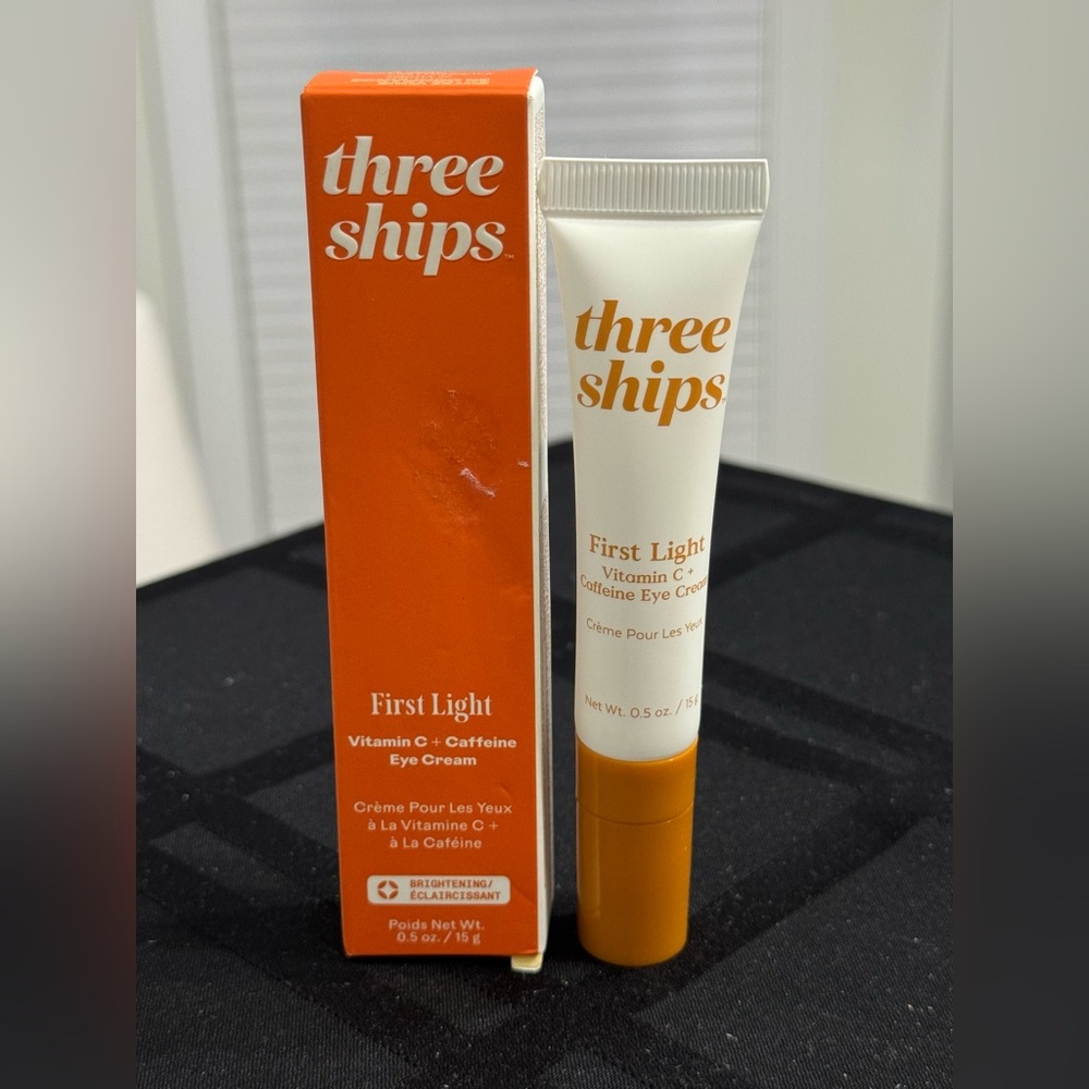 First Light Vitamin C + Caffeine Eye Cream - Orange and White